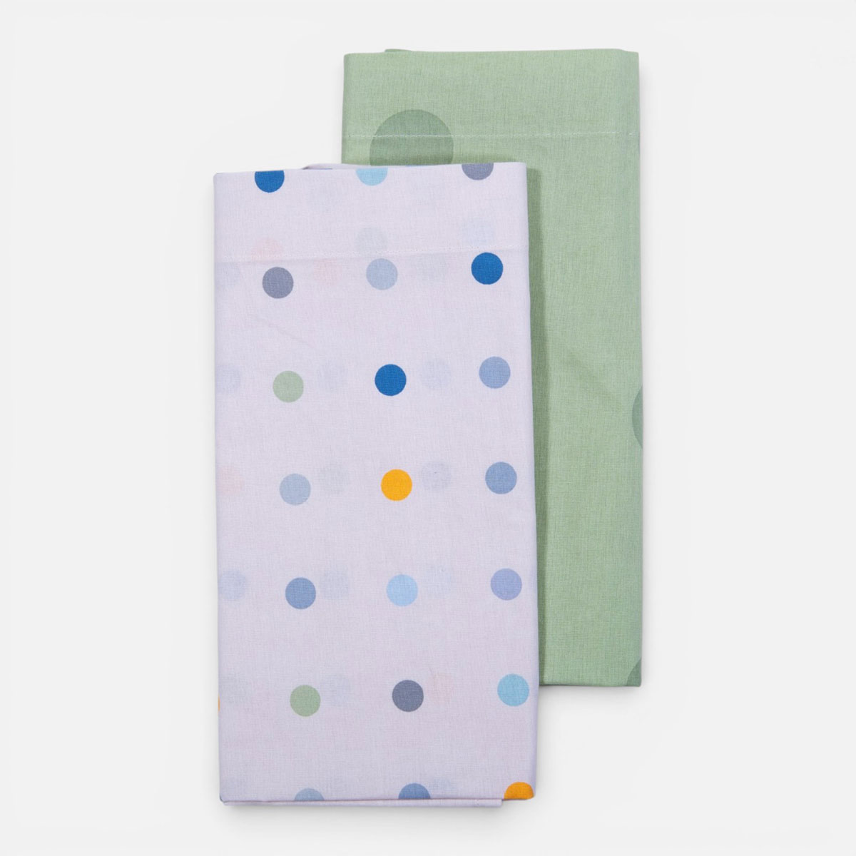 Σεντόνια Λίκνου (Σετ) Nef-Nef Homeware Baby Dots Ecru/Green