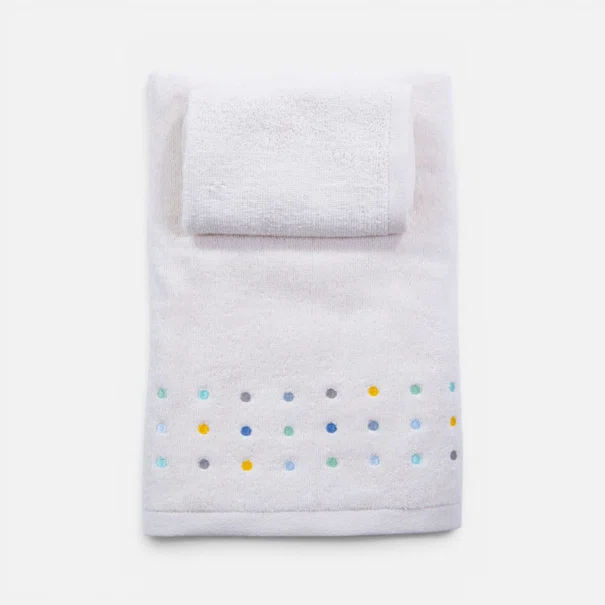 Παιδικές Πετσέτες (Σετ 2τμχ) Nef-Nef Homeware Baby Dots Ecru/Blue 420gsm