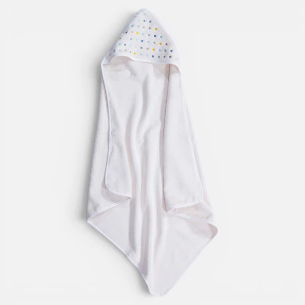 Βρεφική Κάπα (75x75) Nef-Nef Homeware Baby Dots Ecru/Blue