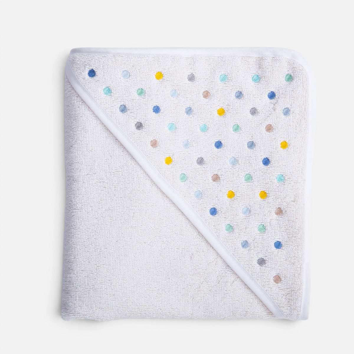 Βρεφική Κάπα (75x75) Nef-Nef Homeware Baby Dots Ecru/Blue