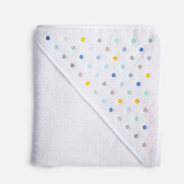 Βρεφική Κάπα (75x75) Nef-Nef Homeware Baby Dots Ecru/Blue
