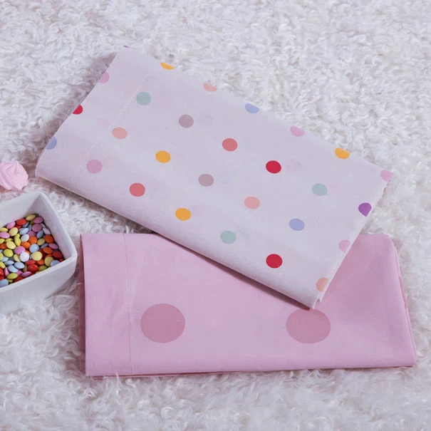 Σεντόνια Λίκνου (Σετ) Nef-Nef Homeware Baby Dots Ecru/Pink