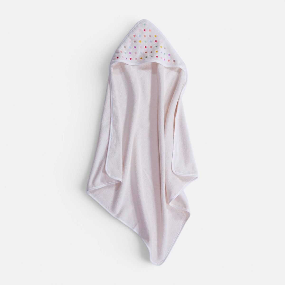 Βρεφική Κάπα (75x75) Nef-Nef Homeware Baby Dots Ecru/Pink