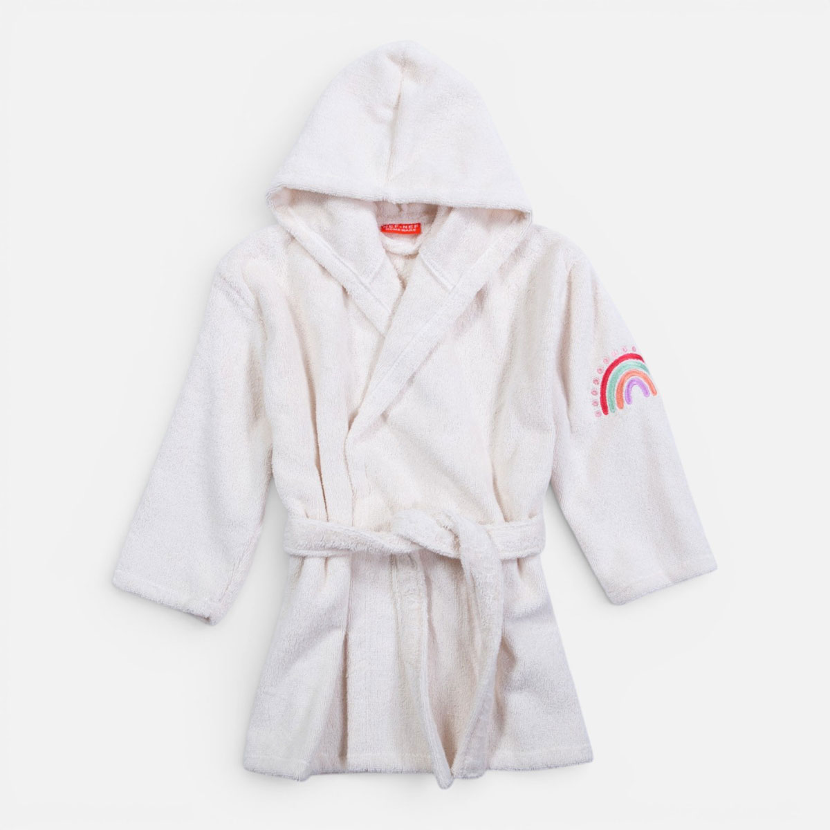 Βρεφικό Μπουρνούζι Nef-Nef Homeware Baby Dots Ecru/Pink
