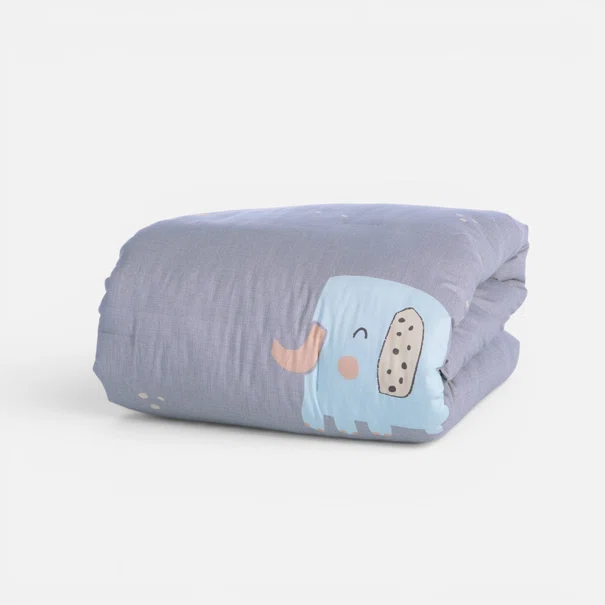 Πάπλωμα Κούνιας (110x140) 2 Όψεων Nef-Nef Homeware Baby Elephants 26