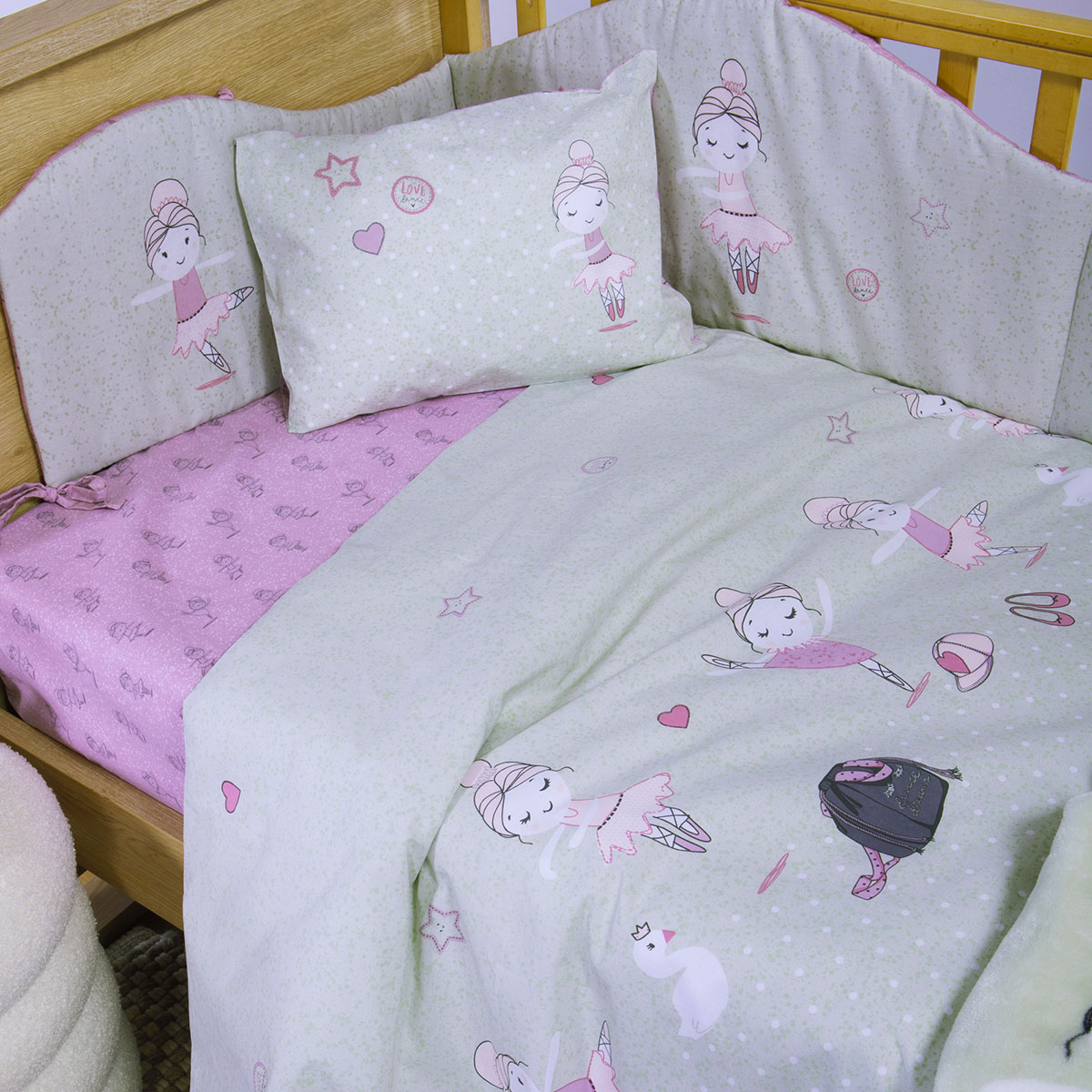 Σεντόνια Κούνιας (Σετ) Nef-Nef Homeware Baby Ballerine World
