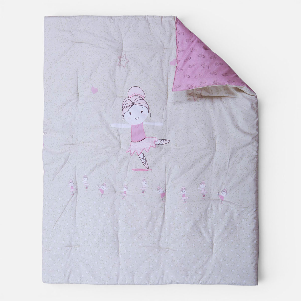 Πάπλωμα Κούνιας (110x140) 2 Όψεων Nef-Nef Homeware Baby Ballerine World