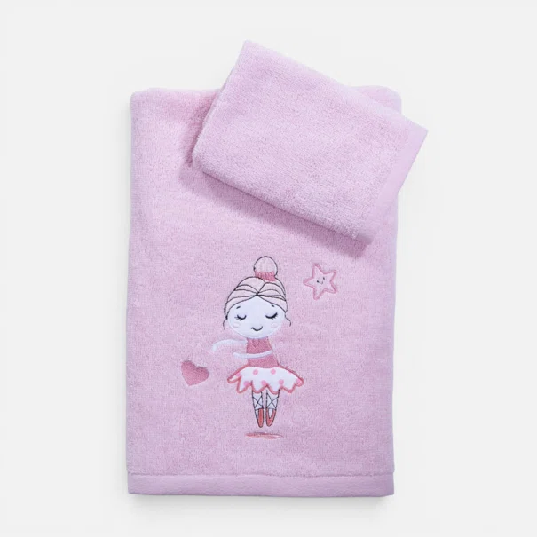 Παιδικές Πετσέτες (Σετ 2τμχ) Nef-Nef Homeware Baby Ballerine World 420gsm