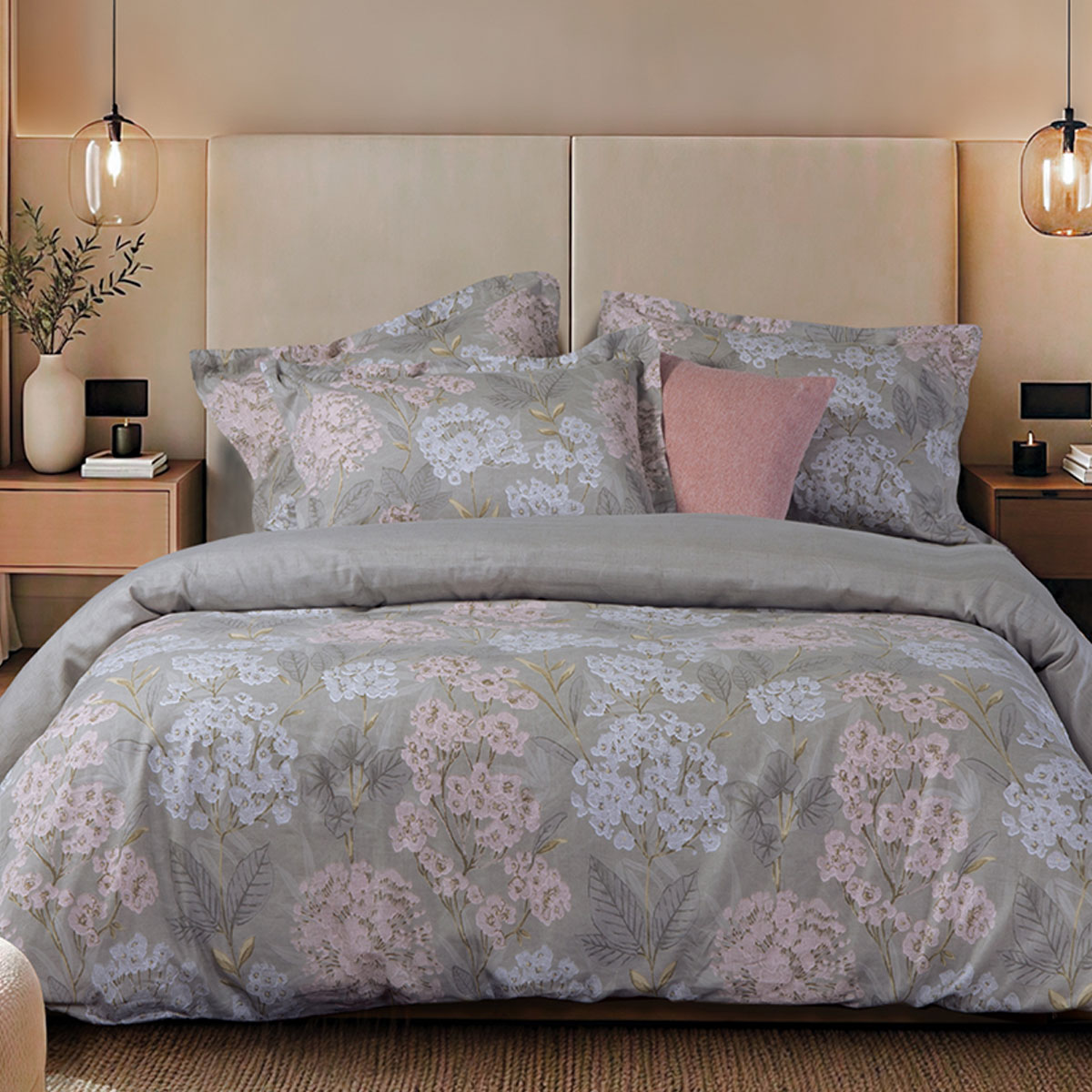 Πάπλωμα Υπέρδιπλο (240x230) Nef-Nef Homeware Darling Grey
