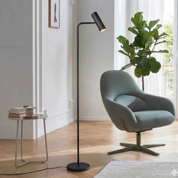 Φωτιστικό Δαπέδου Trio Lighting Marley Black 412400132