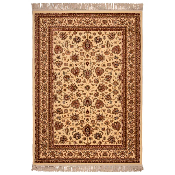 Χαλί (133x190) Βιοκαρπέτ Isfahan 3783B Cream/ Cream