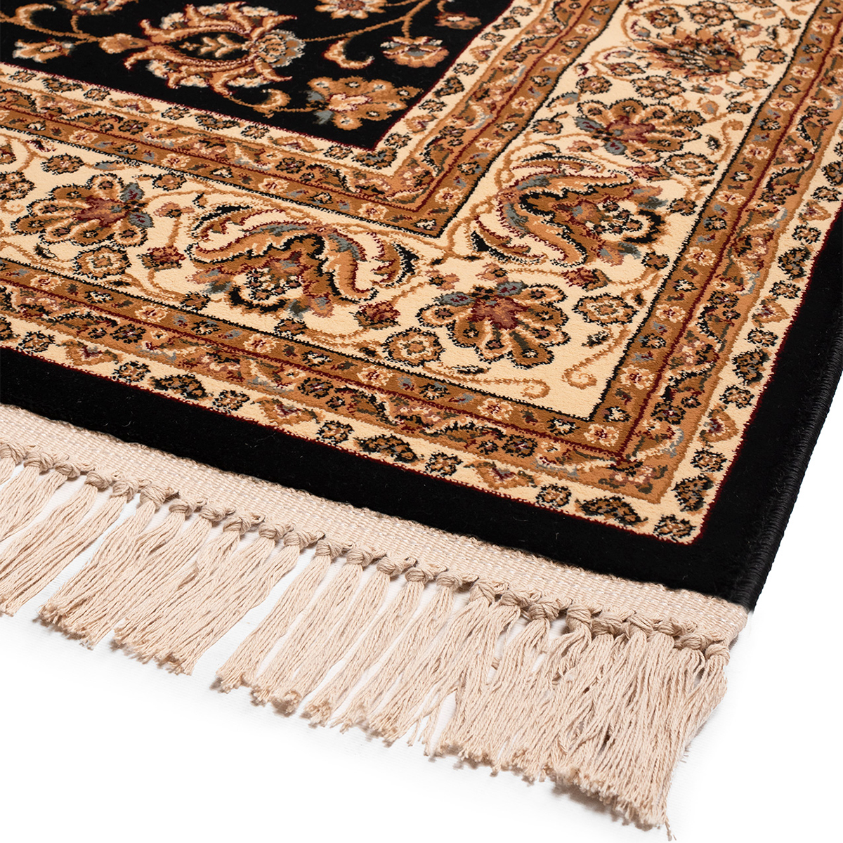 Χαλί (200x290) Βιοκαρπέτ Isfahan 3783B Black/ Cream