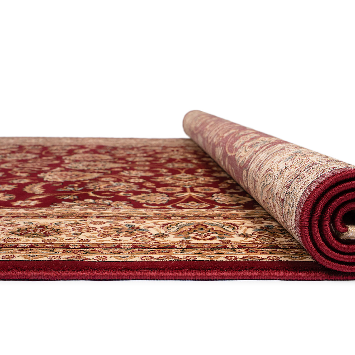 Χαλί (200X290) Βιοκαρπέτ Isfahan 3783B Red Cream Χαλιά Σαλονιού Χειμερινά Κλασικά Spitishop