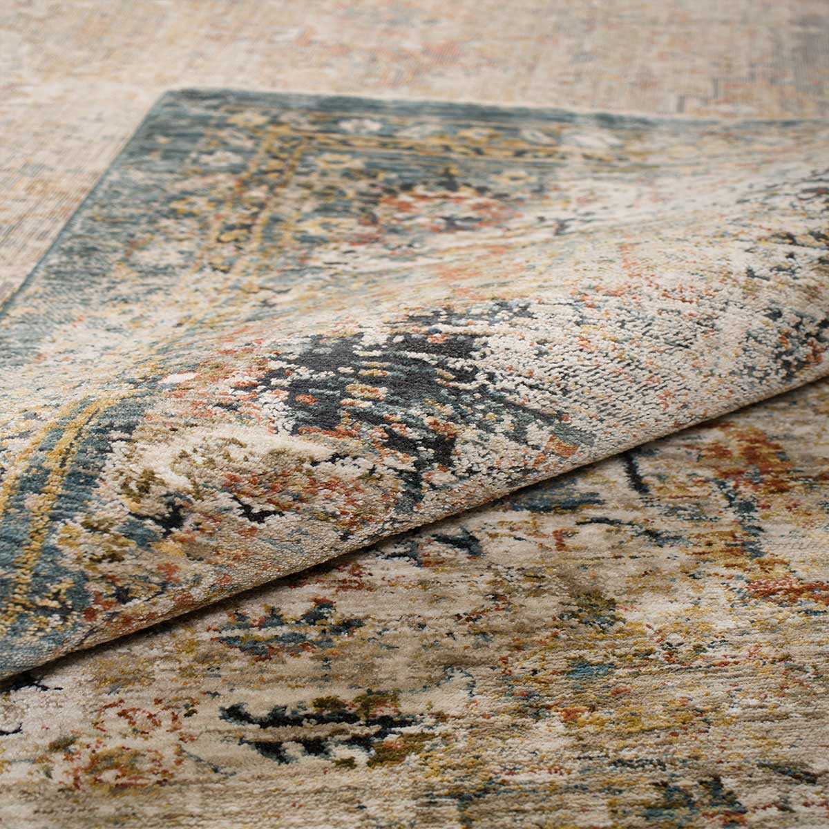 Χαλί (160X230) Βιοκαρπέτ Naf Vittoria 0670A Beige Χαλιά Σαλονιού Χειμερινά Κλασικά Spitishop