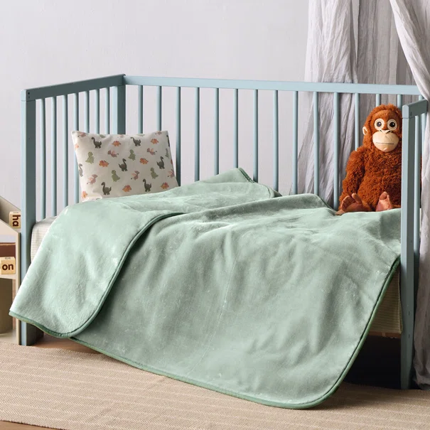 Κουβέρτα Βελουτέ Κούνιας (100x140) Kentia Baby Notte 2310 Green