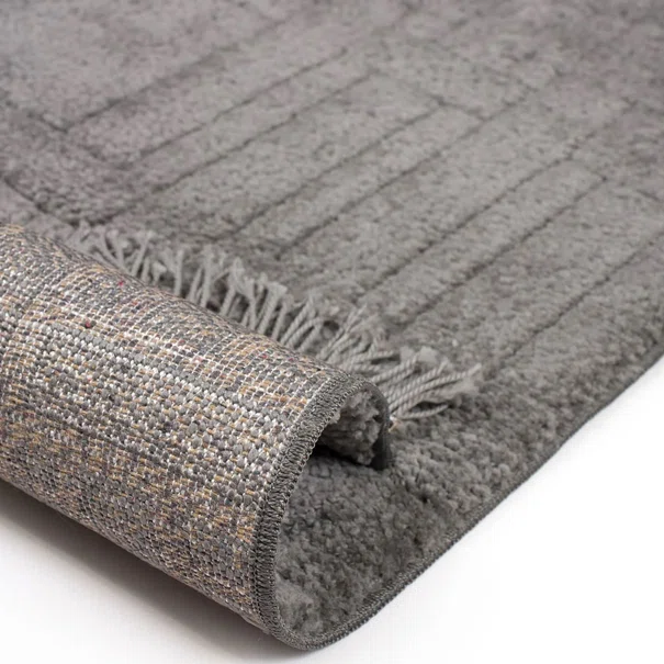 Χαλί (133x190) Βιοκαρπέτ Dorothea 1215A Dark Grey