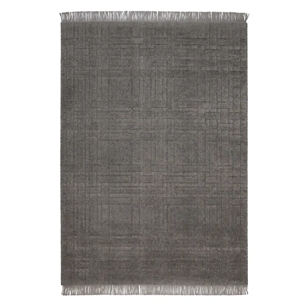 Χαλί Διαδρόμου (80x150) Βιοκαρπέτ Dorothea 1215A Dark Grey