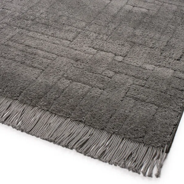 Χαλί Διαδρόμου (80x150) Βιοκαρπέτ Dorothea 1215A Dark Grey