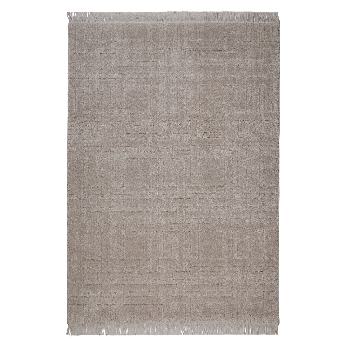 Χαλί (133X190) Βιοκαρπέτ Dorothea 1215A Lt Grey Χαλιά Σαλονιού Χειμερινά Μονόχρωμα Spitishop