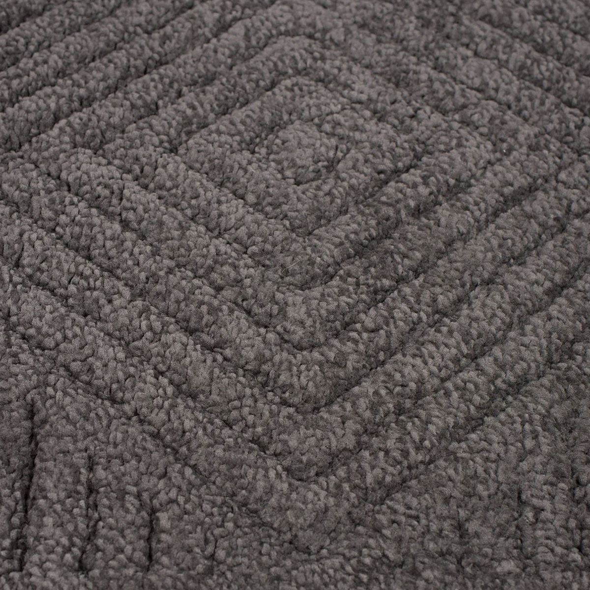 Χαλί (200X290) Βιοκαρπέτ Dorothea 1171A Dark Grey Χαλιά Σαλονιού Χειμερινά Μονόχρωμα Spitishop
