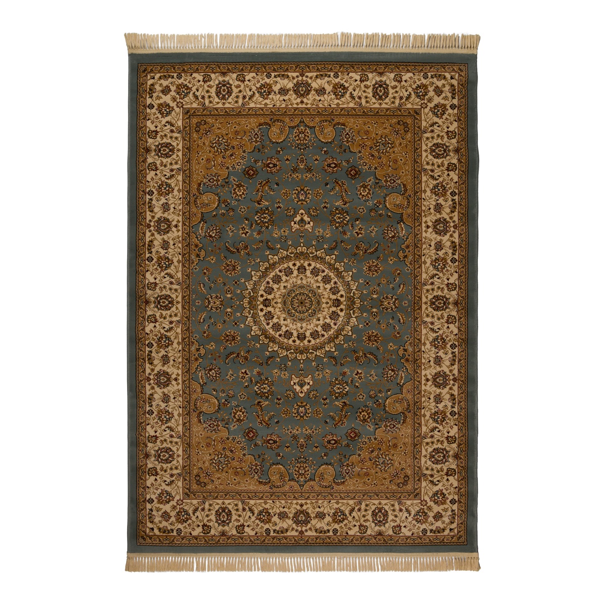 Στρογγυλό Χαλί (Φ180) Βιοκαρπέτ Isfahan 2438A Blue Cream