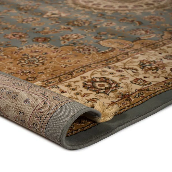 Στρογγυλό Χαλί (Φ180) Βιοκαρπέτ Isfahan 2438A Blue Cream