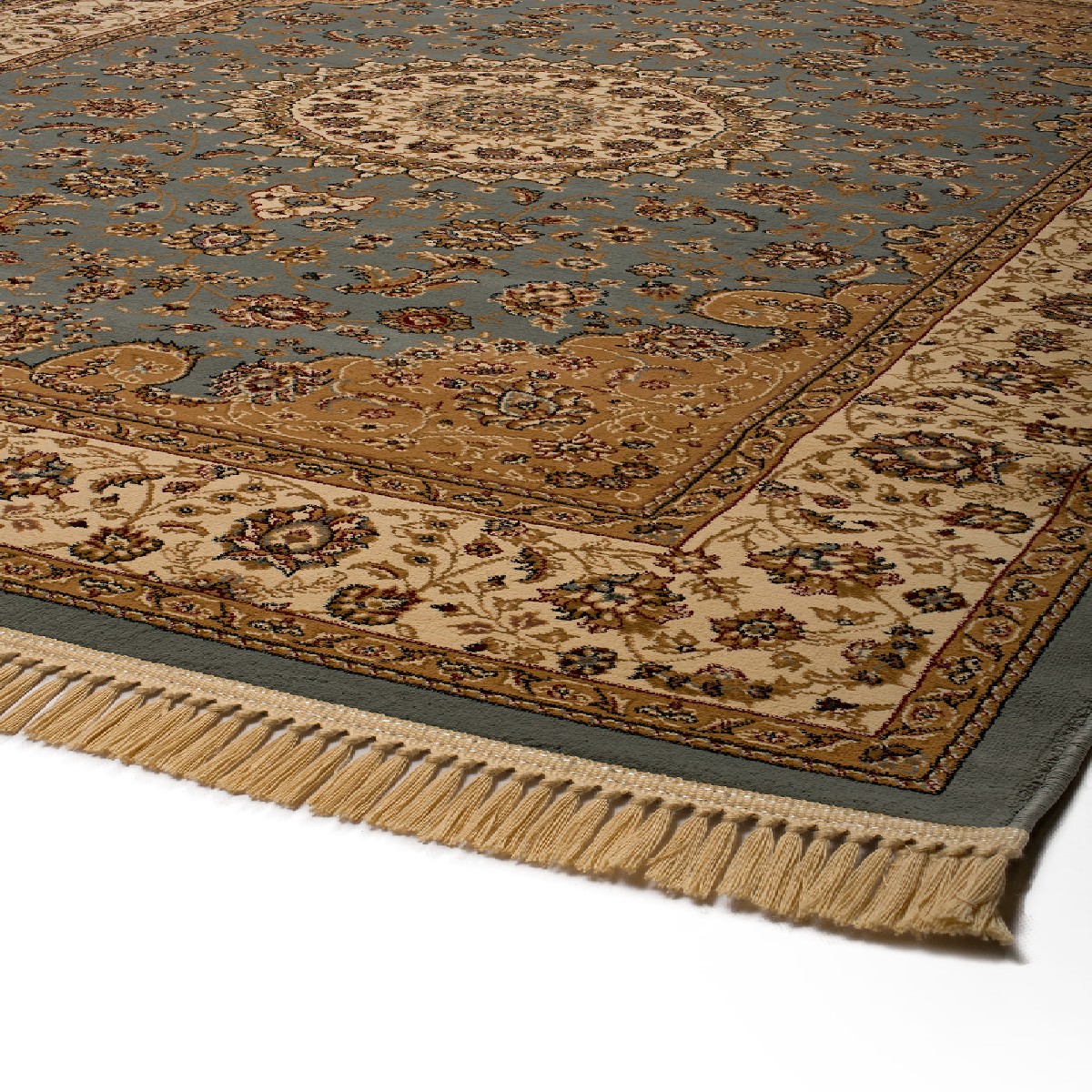 Χαλί Διαδρόμου (80x140) Βιοκαρπέτ Isfahan 2438A Blue Cream