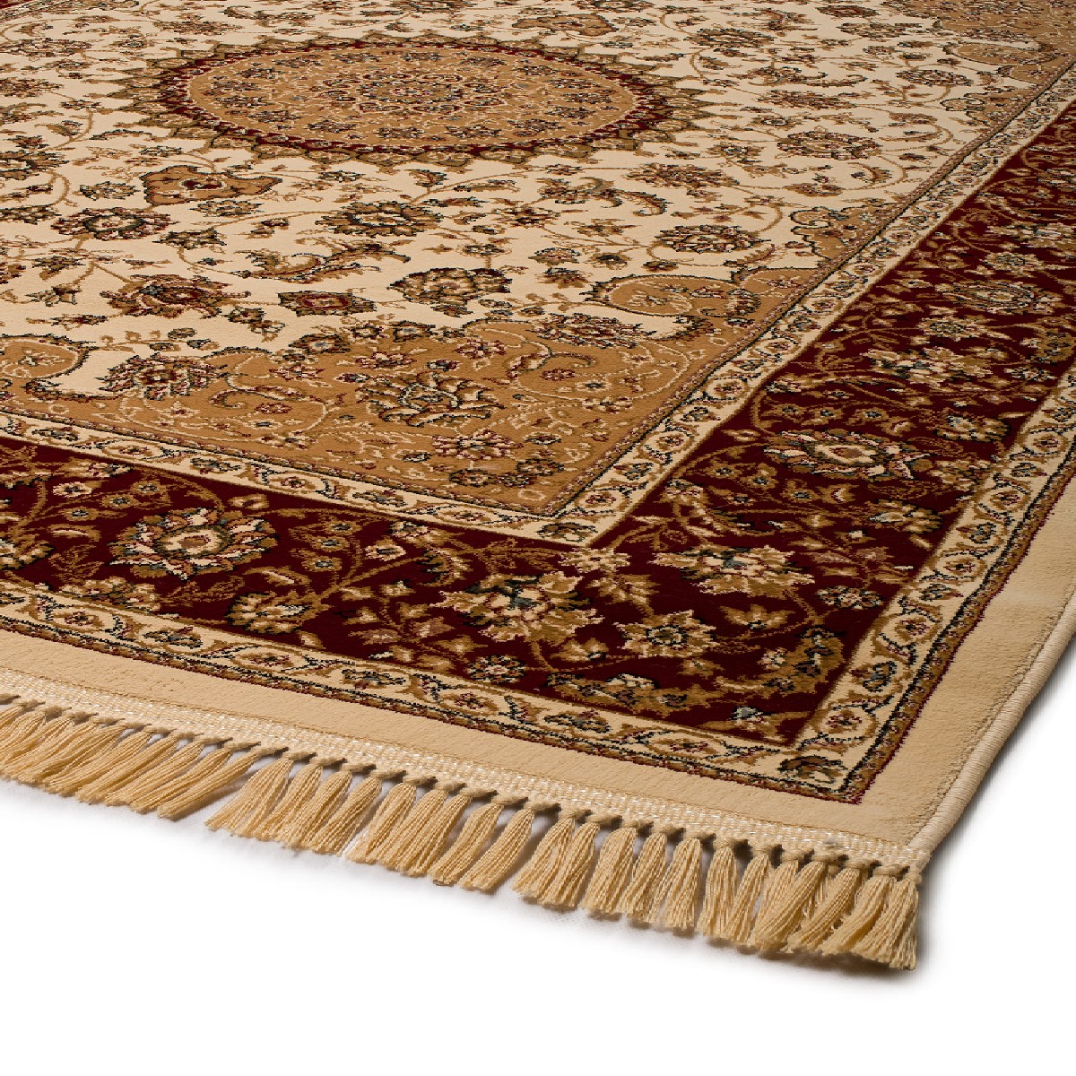 Χαλί (160x230) Βιοκαρπέτ Isfahan 2438A Cream Red