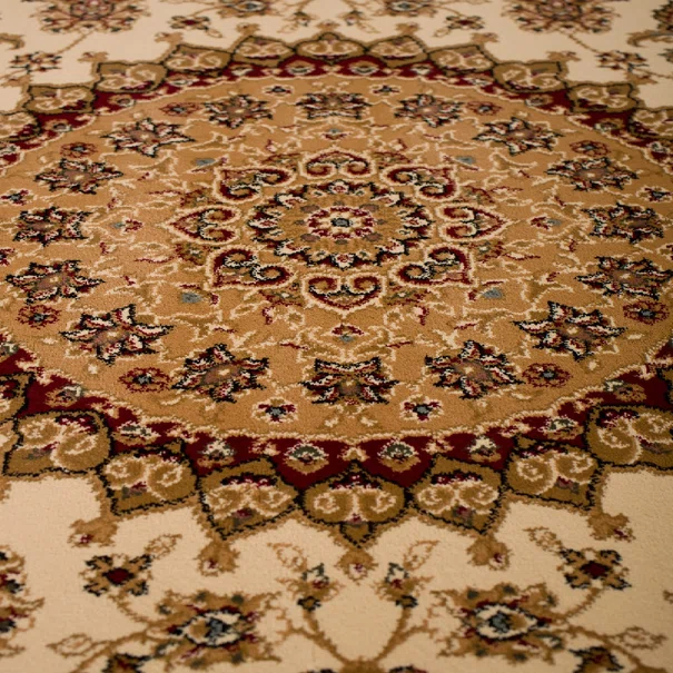 Χαλί (160x230) Βιοκαρπέτ Isfahan 2438A Cream Red