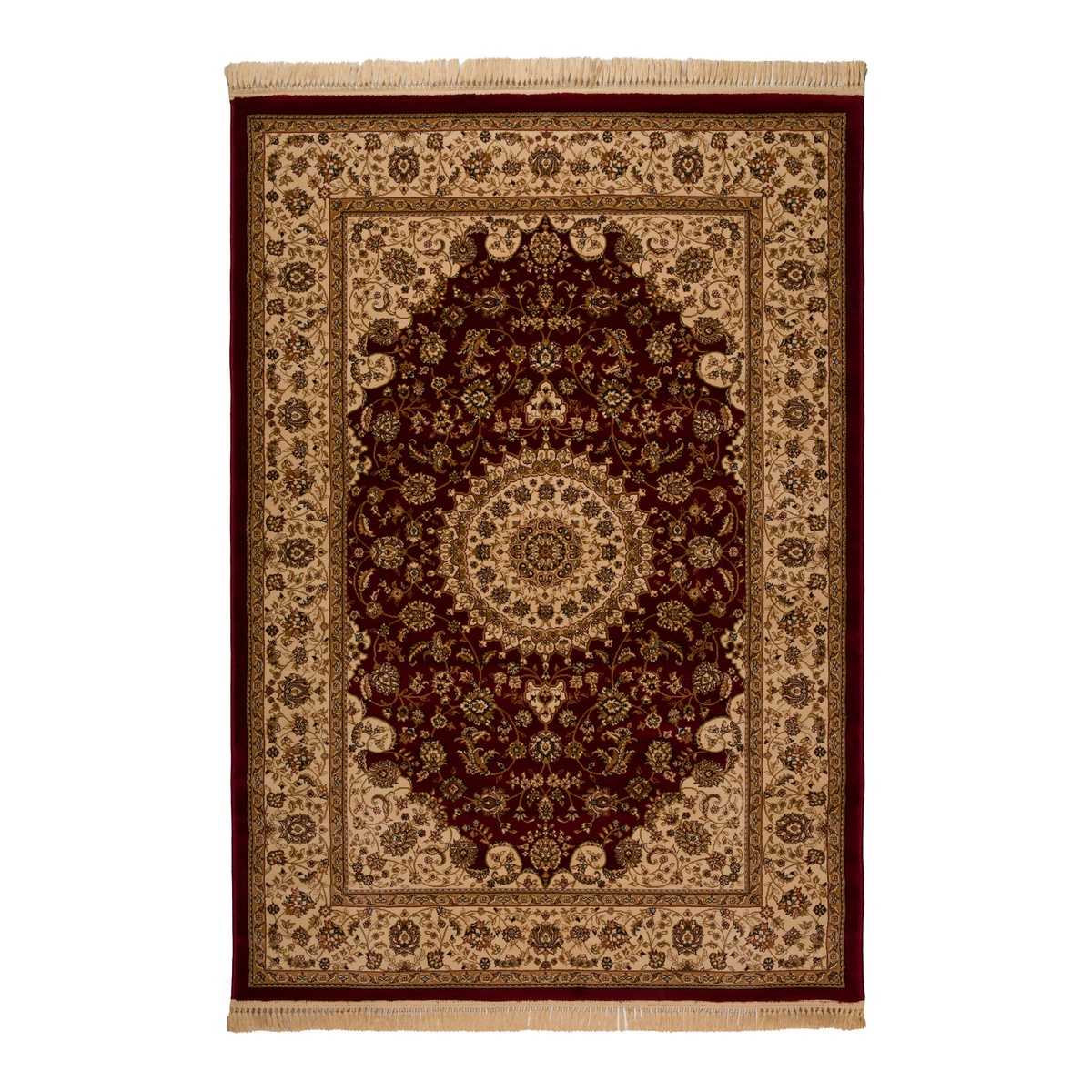 Χαλί Διαδρόμου (80x220) Βιοκαρπέτ Isfahan 2438A Red Cream