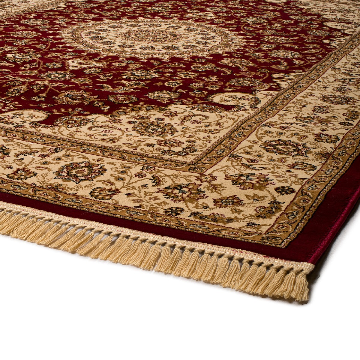 Χαλί Διαδρόμου (80x220) Βιοκαρπέτ Isfahan 2438A Red Cream