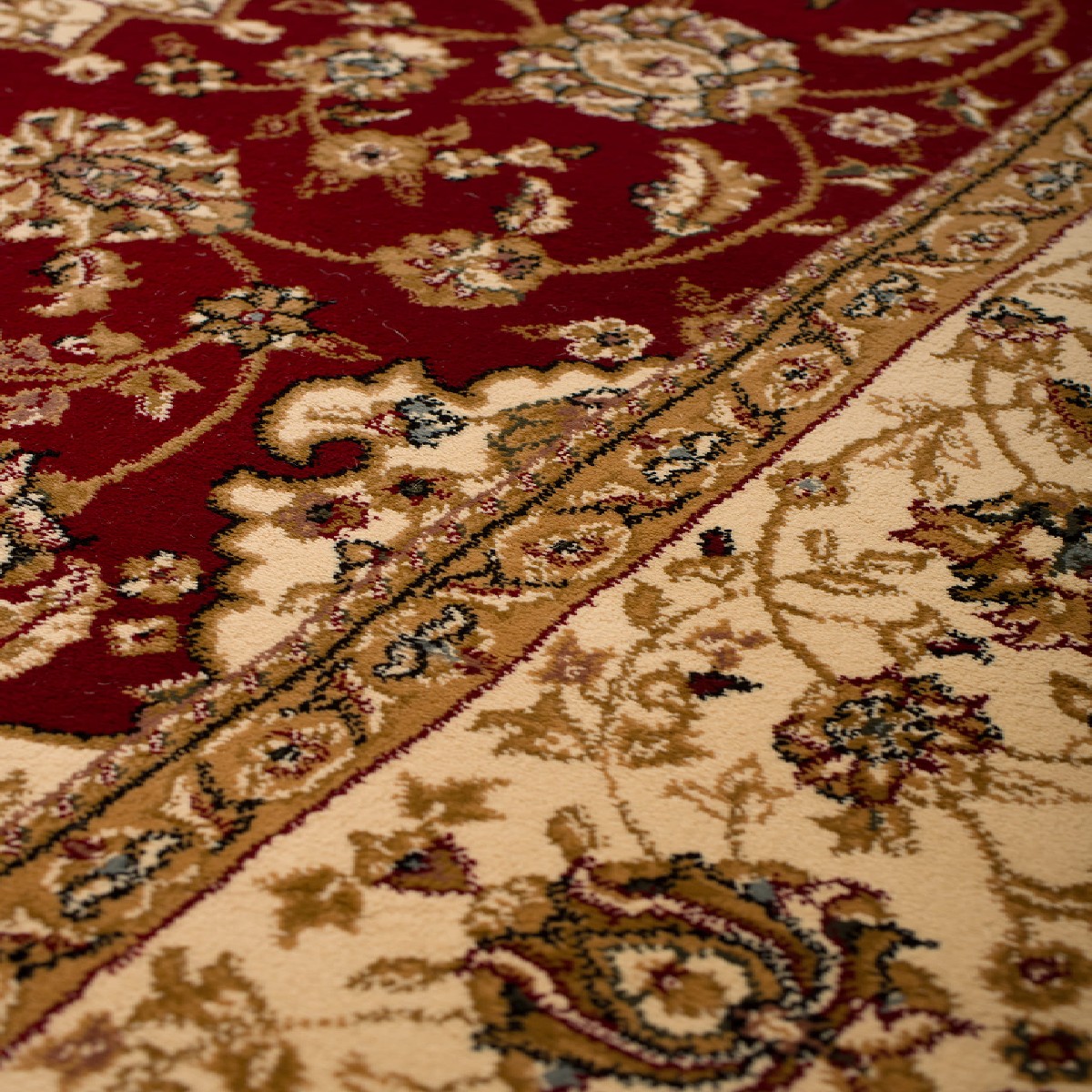 Χαλί Διαδρόμου (80X220) Βιοκαρπέτ Isfahan 2438A Red Cream Χαλιά Διάδρομοι Spitishop