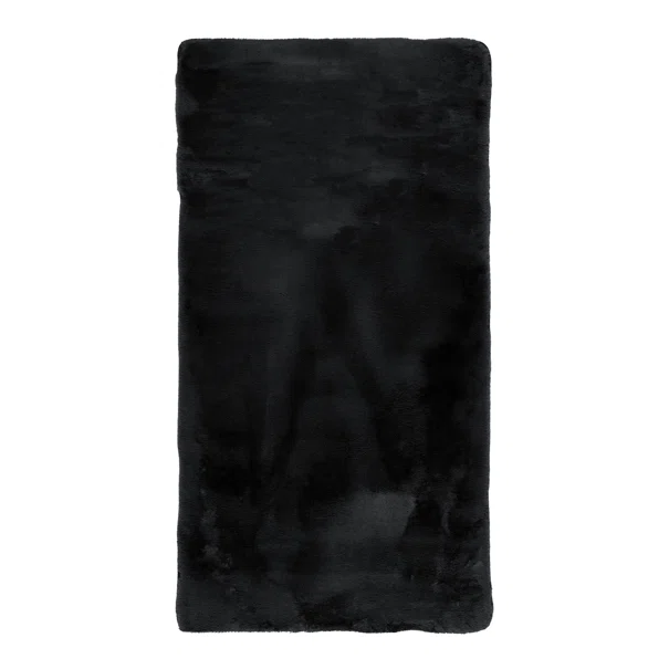 Χαλί Διαδρόμου Γούνινο (67x140) Βιοκαρπέτ Cloud R01 Black