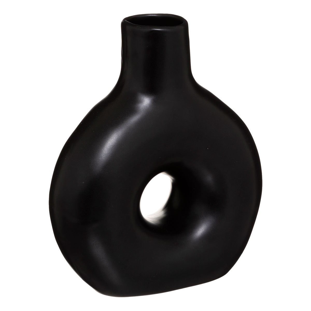 Διακοσμητικό Βάζο (17x21) A-S Circle Black 185411