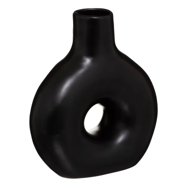 Διακοσμητικό Βάζο (17x21) A-S Circle Black 185411