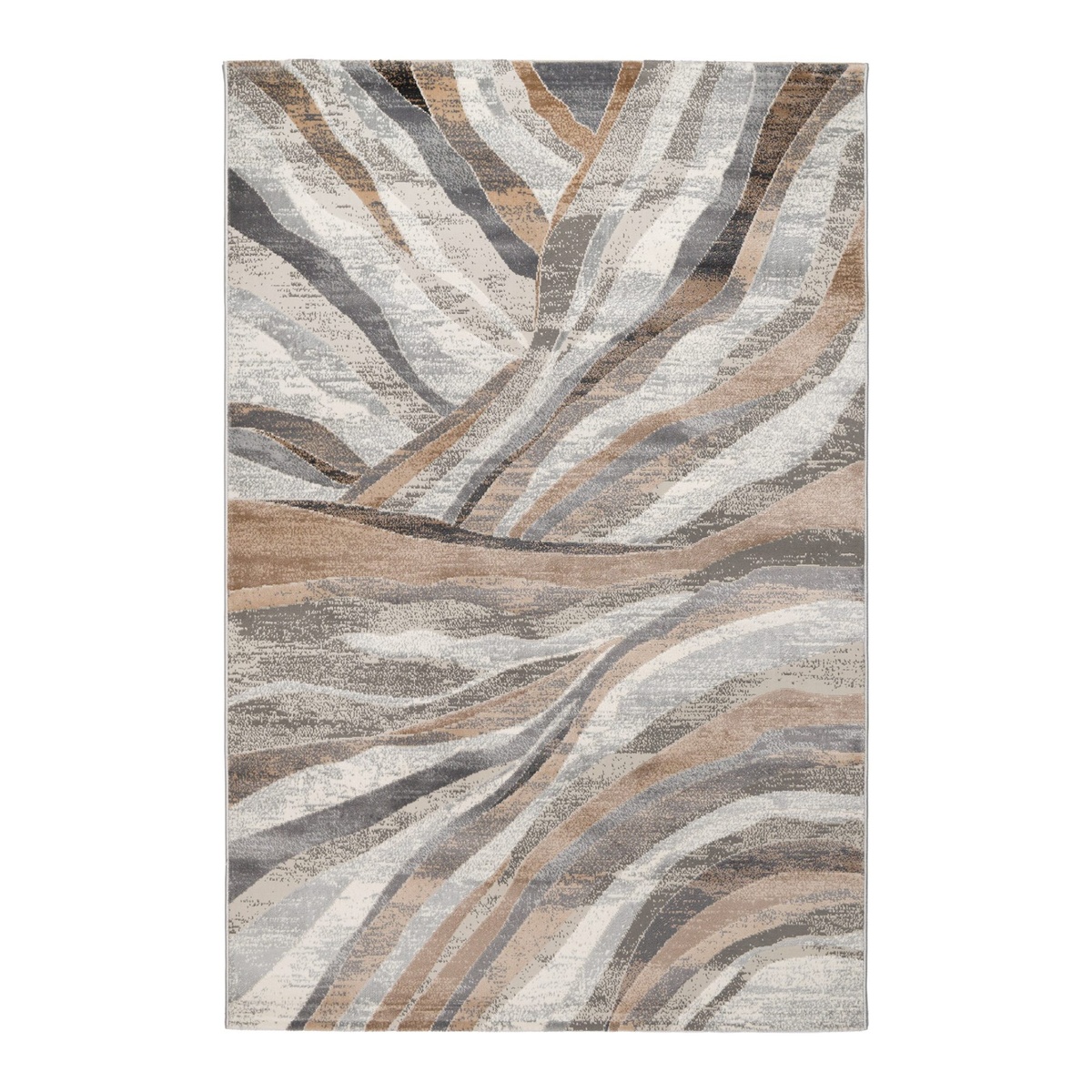 Χαλί Διαδρόμου (80X220) Βιοκαρπέτ Fanci If36A White D Grey Χαλιά Διάδρομοι Spitishop