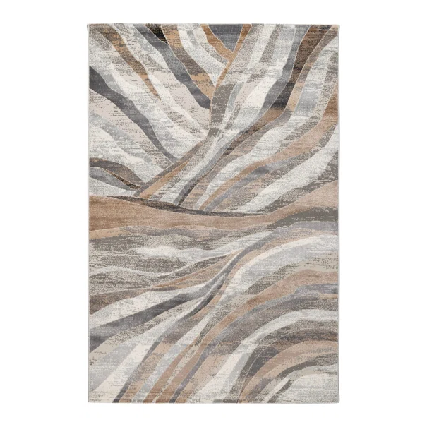 Χαλί Διαδρόμου (80x150) Βιοκαρπέτ Fanci IF36A White D Grey