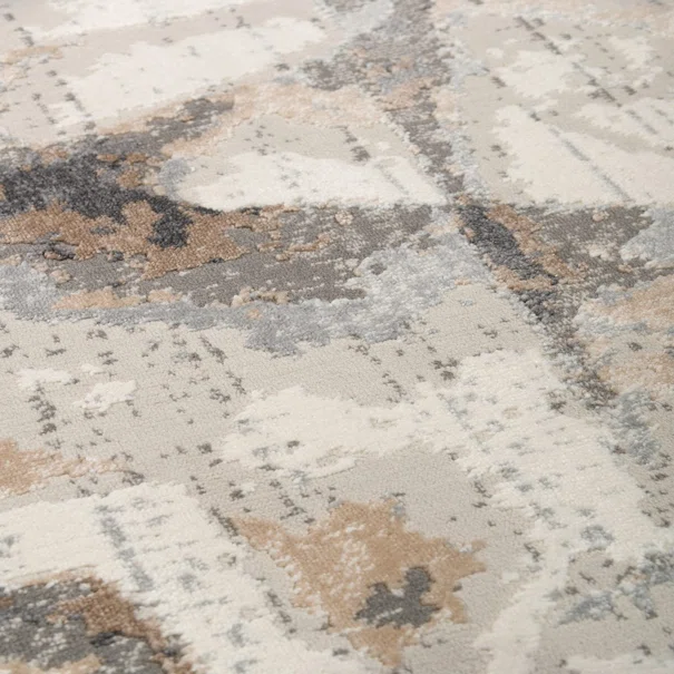 Χαλί (200x290) Βιοκαρπέτ Fanci IF31A White D. Grey