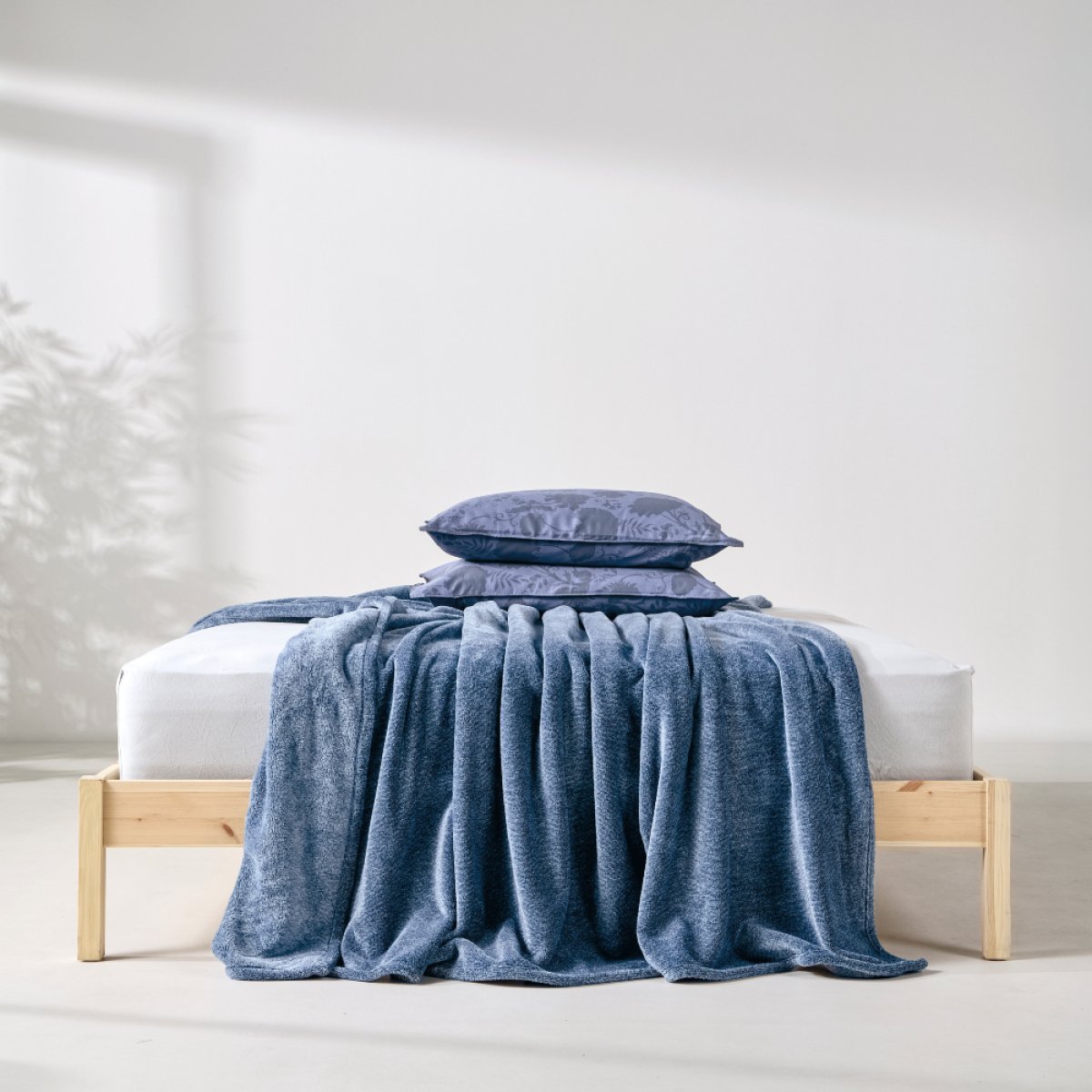 Κουβέρτα Fleece Ημίδιπλη (180X220) Kentia Monica 01 Λευκά Είδη Κρεβατοκάμαρας Κουβέρτες Μονές Spitishop