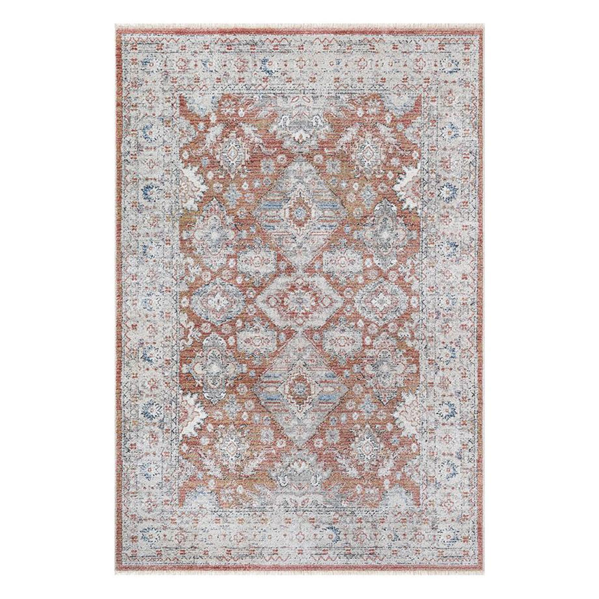 Χαλί (200X255) New Plan Lotus 37408 Χαλιά Σαλονιού Χειμερινά Boho Spitishop