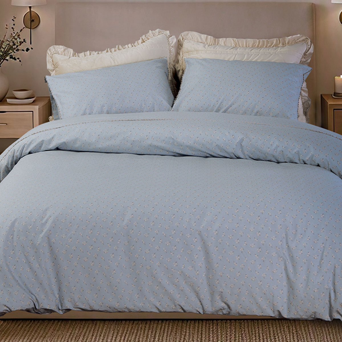 Σεντόνια Υπέρδιπλα (Σετ) Nef-Nef Homeware Judith Grey