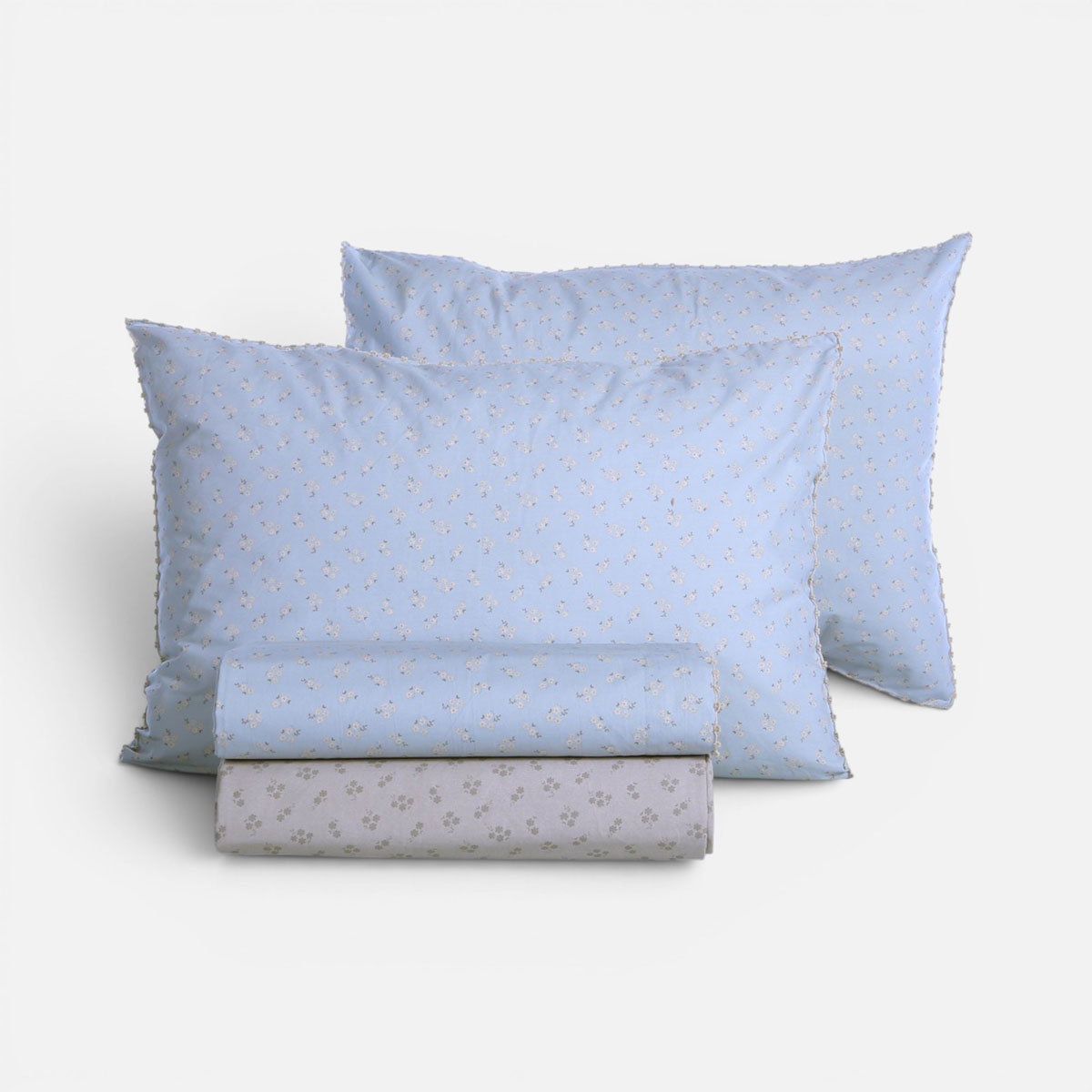 Σεντόνια Υπέρδιπλα (Σετ) Nef-Nef Homeware Judith Grey