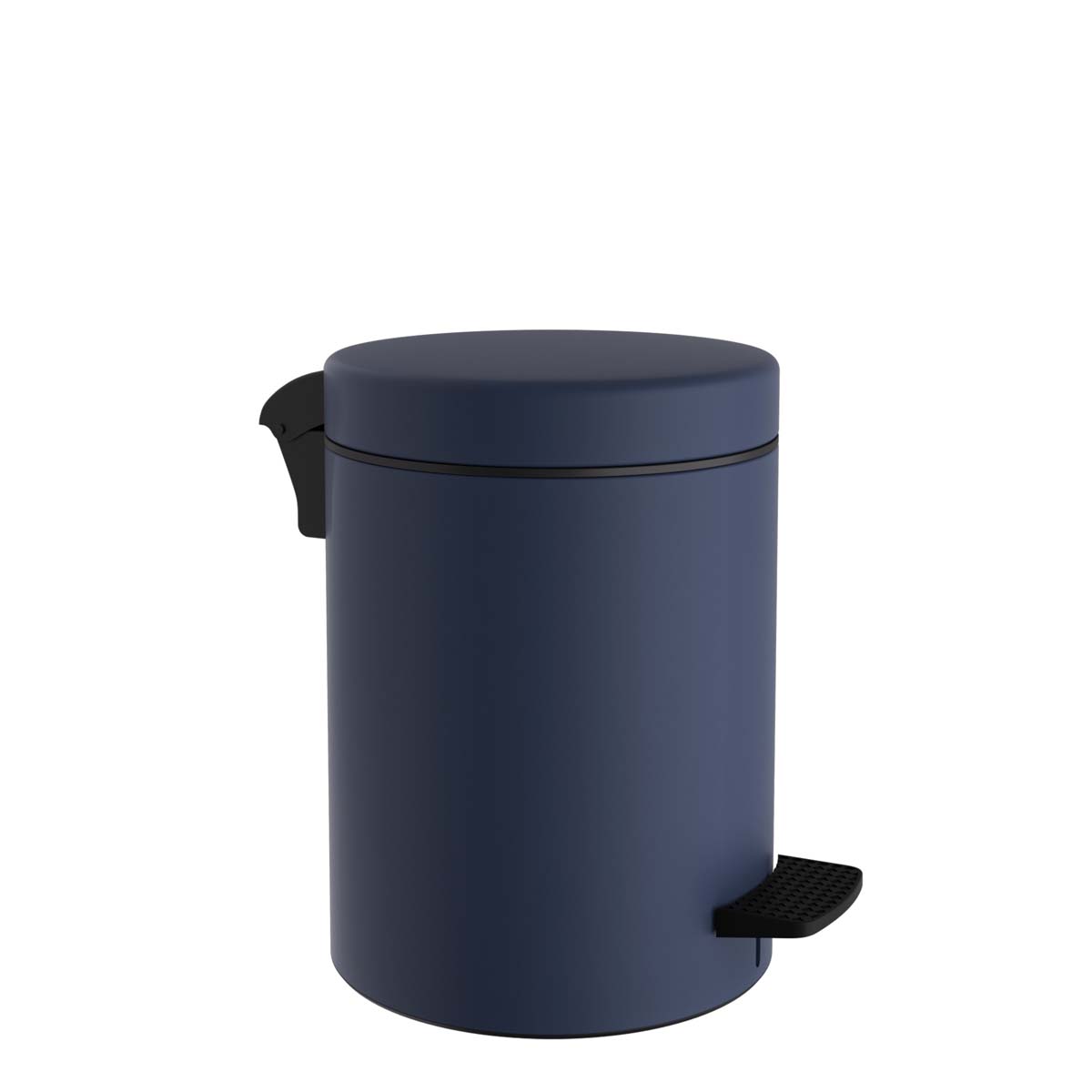 Κάδος Απορριμμάτων Μπάνιου (Φ20x28) Pam & Co 5lt 96-203 Matt Navy Blue
