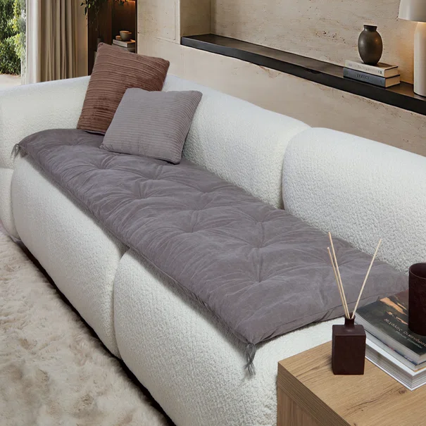 Ανώστρωμα Καναπέ (70x220) Nef-Nef Homeware Eriete Grey