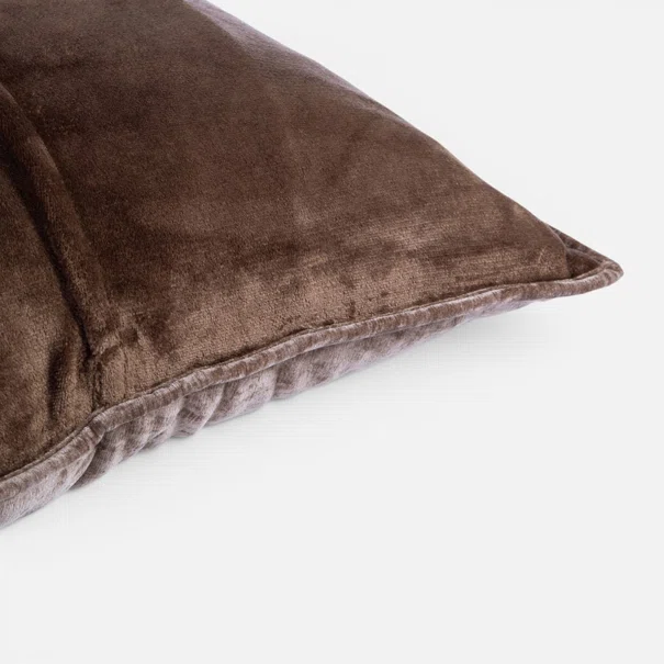 Ζεύγος Μαξιλαροθήκες (52x72) Nef-Nef Homeware Vania Coffee