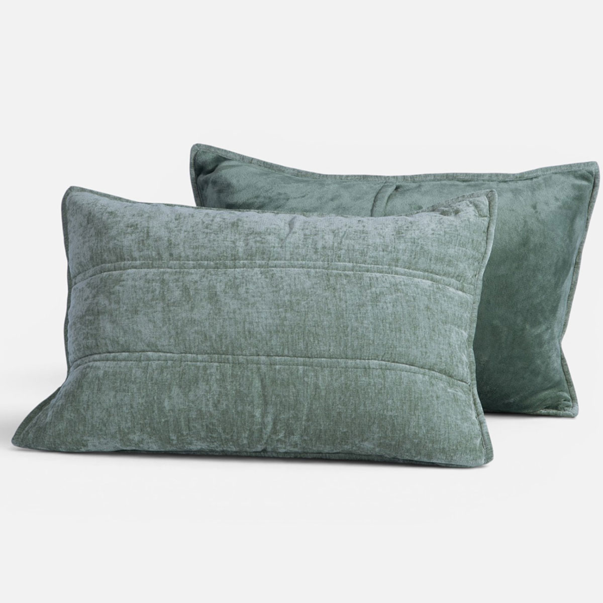 Ζεύγος Μαξιλαροθήκες (52x72) Nef-Nef Homeware Vania Forest Green