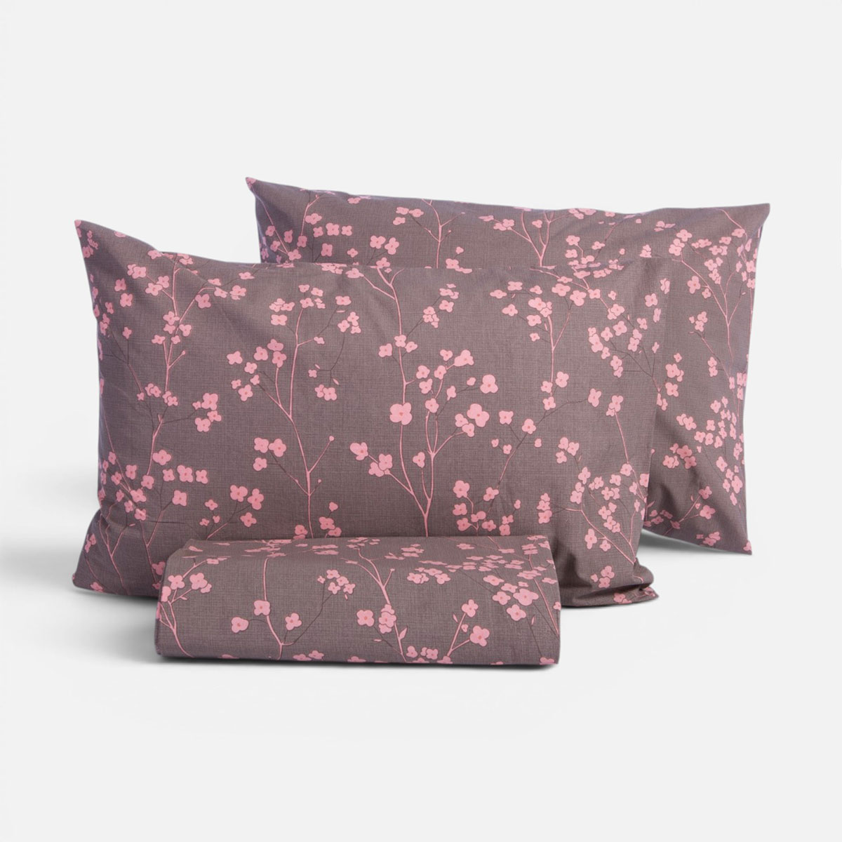 Σεντόνια King Size (Σετ) Nef-Nef Homeware Floriva Brown