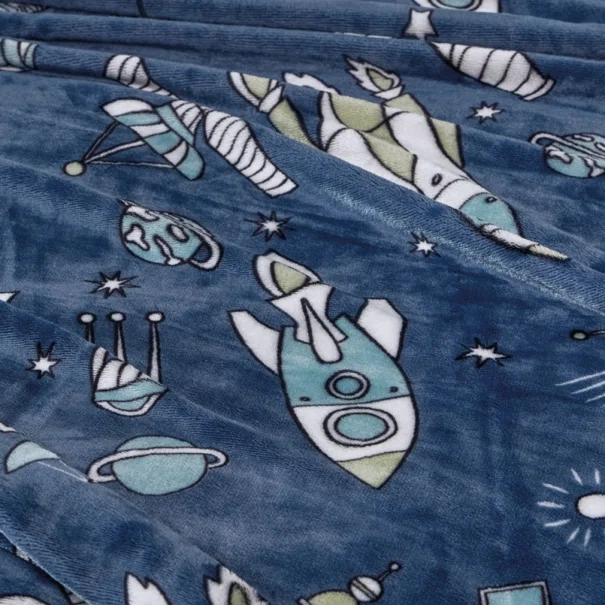 Κουβέρτα Fleece Μονή (160x220) Kentia Milky
