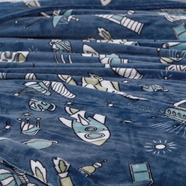 Κουβέρτα Fleece Μονή (160x220) Kentia Milky