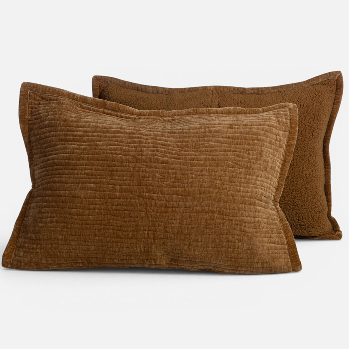 Ζεύγος Μαξιλαροθήκες (52x72) Nef-Nef Homeware Elements Brave D.Olive